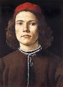 Sandro Botticelli Portrait of a young man oil painting reproduction